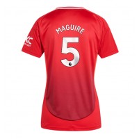 Manchester United Harry Maguire #5 Hjemmebanetrøje Dame 2024-25 Kortærmet